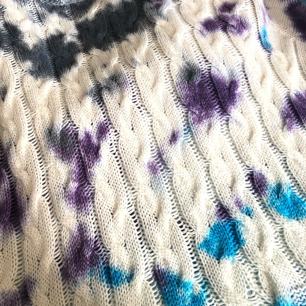 Girls Hooded Tie Dye Sweater Sz 16 - Picture 4 of 8